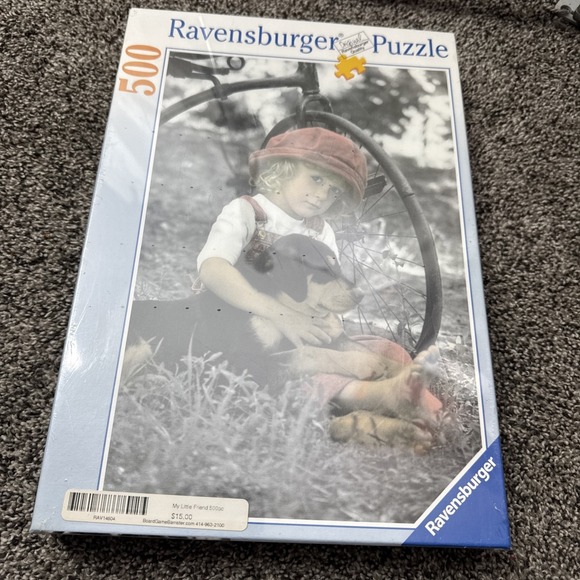 Ravensburger Other - Ravensburger Puzzle My Little Friend Child Dog 500pc 14604 New & Sealed